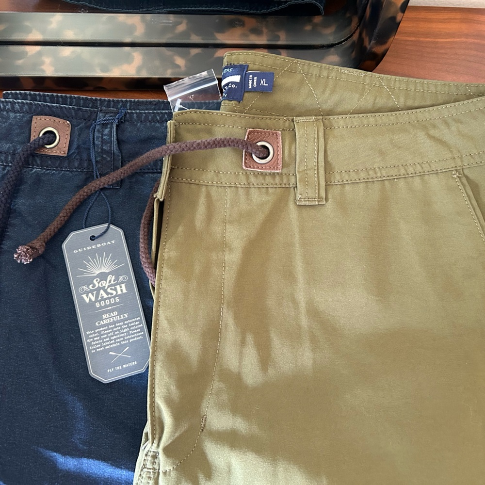 NWT 2 PAIR of men’s Guideboat XL Shorts